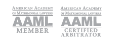 An American Academy of Matrimonial Lawyers AAML member and certified arbitrator