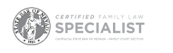 Certified Family Law Specialist by the Nevada State Bar